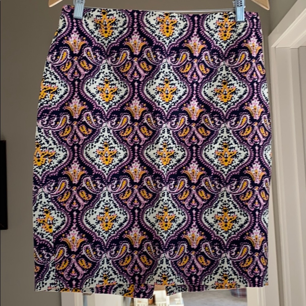 Bright spring pencil skirt